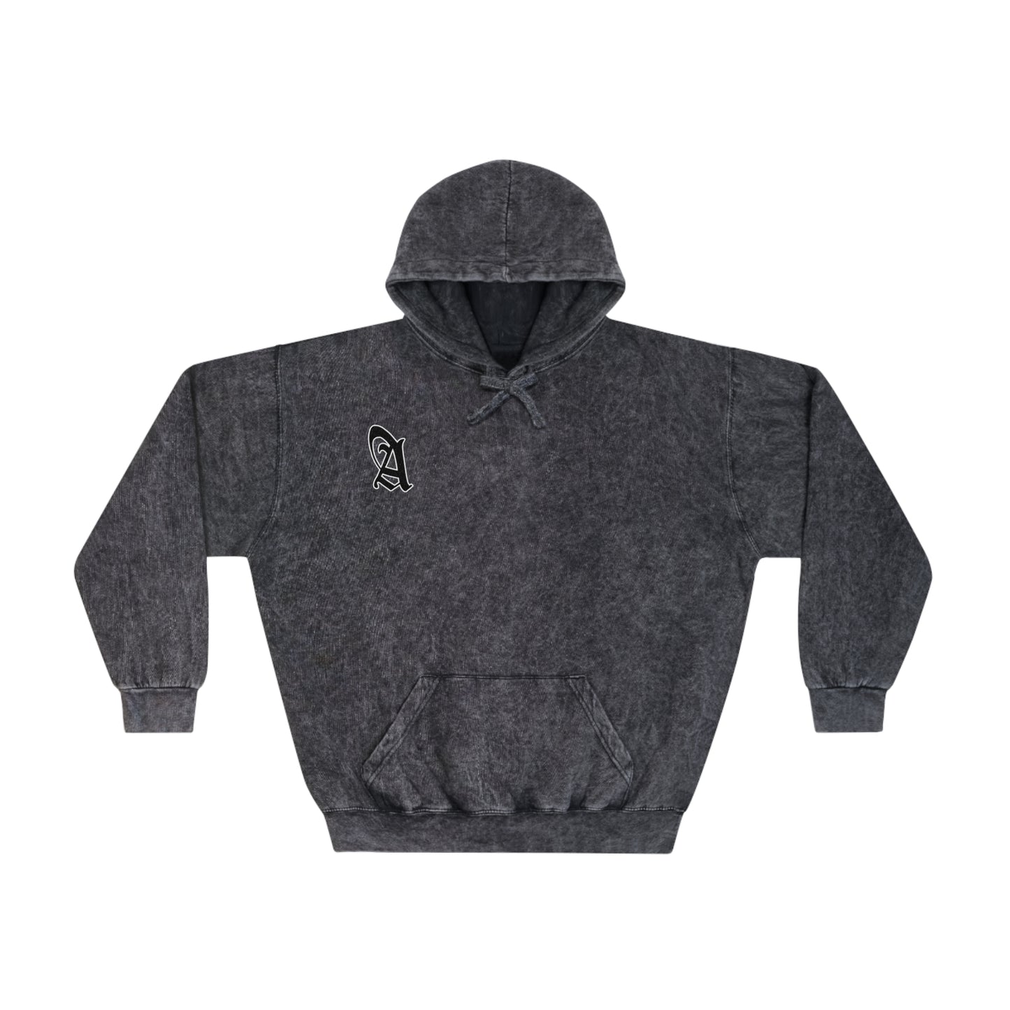 ABSTRX Blood Shot Eyes Hoodie "ABSTRX A" Print (Grey)