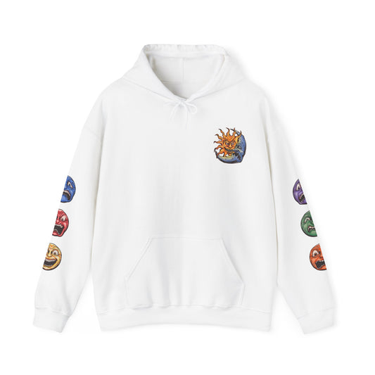 ABSTRX Sun and Moon Pullover Hoodie
